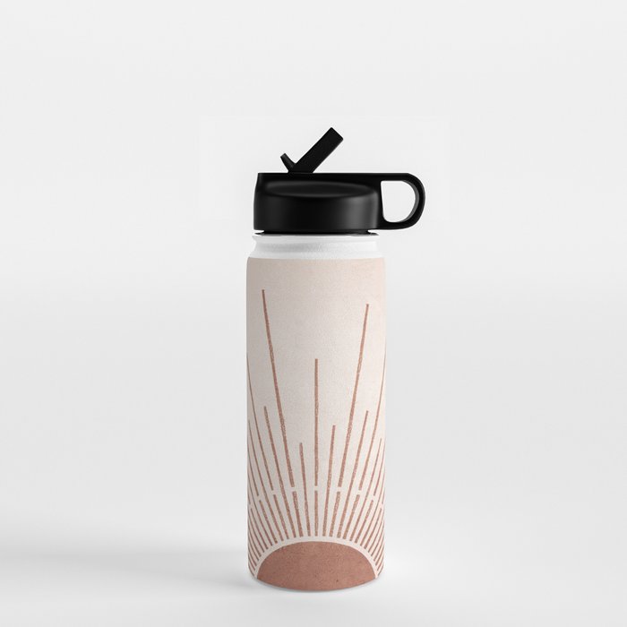 Boho Sun no. 5 Terracotta Water Bottle Gallery Image 1