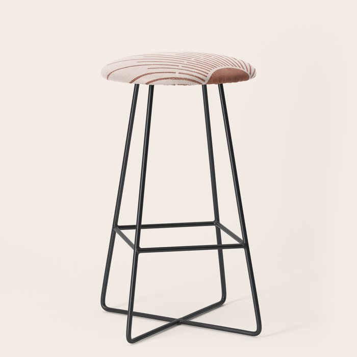 Boho Sun no. 5 Terracotta Stool Gallery Image 1