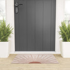 Boho Sun no. 5 Terracotta Welcome Mat Gallery Image 3