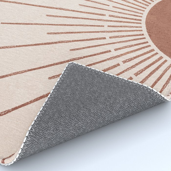 Boho Sun no. 5 Terracotta Rug Gallery Image 4