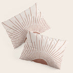 Boho Sun no. 5 Terracotta Pillow Sham Gallery Image 3