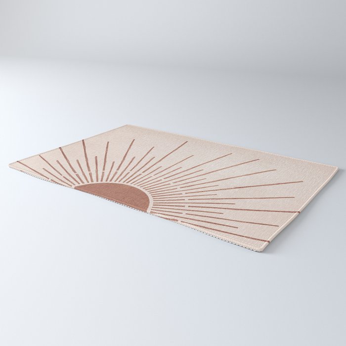 Boho Sun no. 5 Terracotta Rug Gallery Image 3