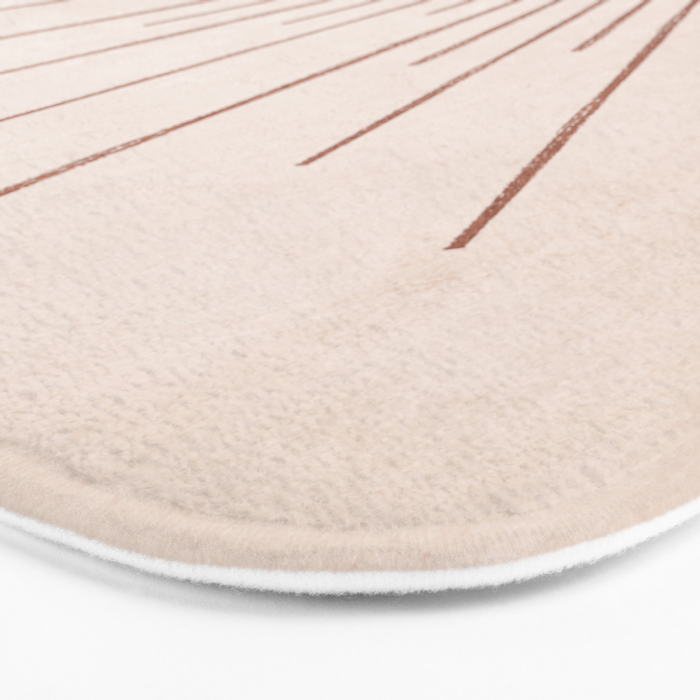 Boho Sun no. 5 Terracotta Bath Mat Gallery Image 3