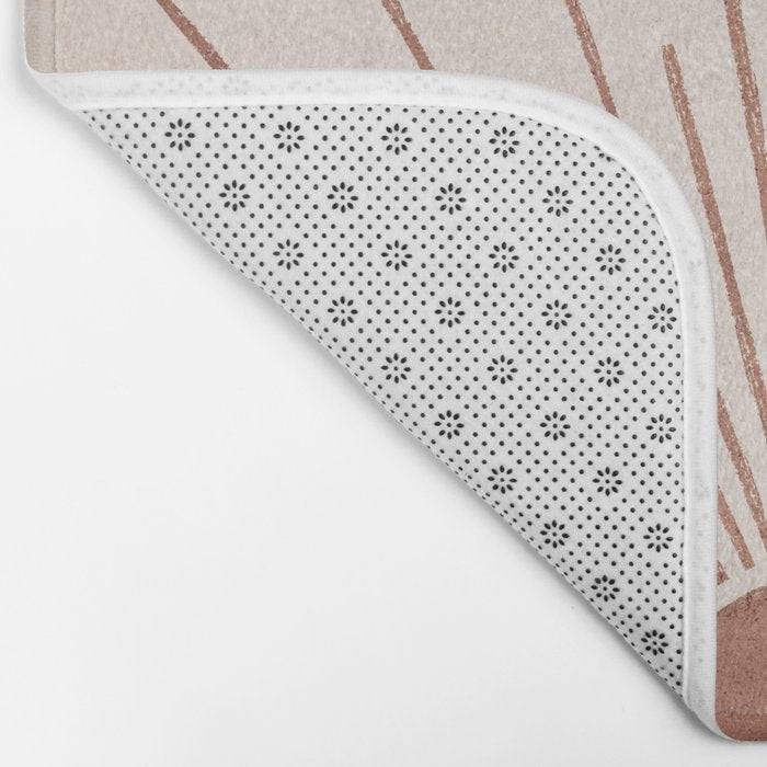 Boho Sun no. 5 Terracotta Bath Mat Gallery Image 2