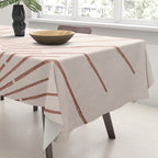 Boho Sun no. 5 Terracotta Tablecloth Gallery Image 3