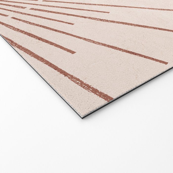 Boho Sun no. 5 Terracotta Welcome Mat Gallery Image 2