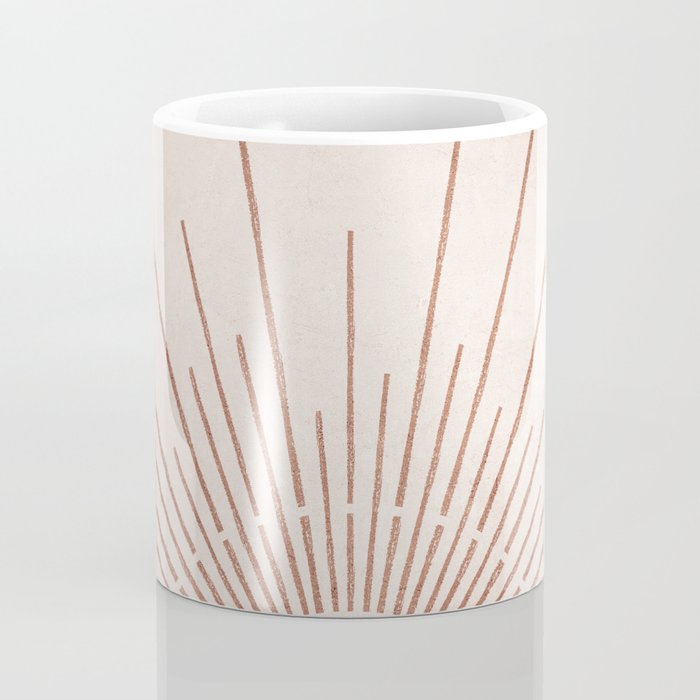Boho Sun no. 5 Terracotta Coffee Mug Gallery Image 4