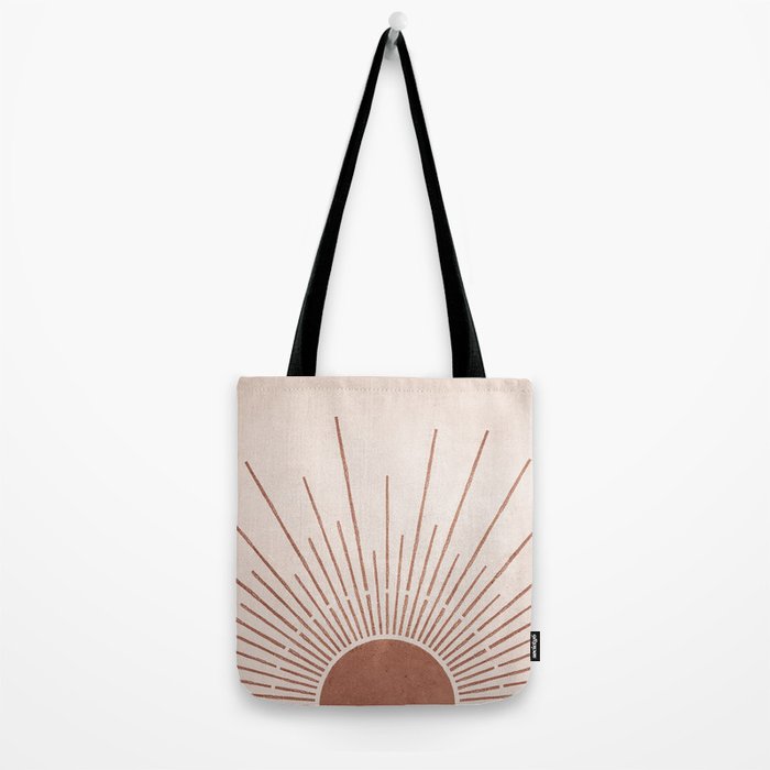 Boho Sun no. 5 Terracotta Tote Bag Gallery Image 2