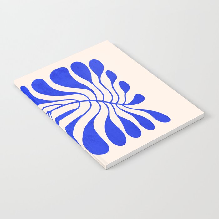 Electrik Blue Ferns: Matisse Edition Notebook
