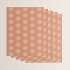 Boho Summer Sun Pattern XII Peach Wrapping Paper Gallery Image 3
