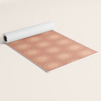 Boho Summer Sun Pattern XII Peach Yoga Mat Gallery Image 2