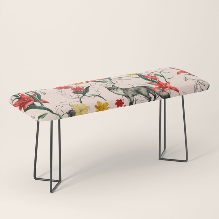 Floral Fox Bench Gallery Image 1
