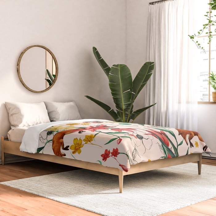 Floral Fox Comforter Gallery Image 2