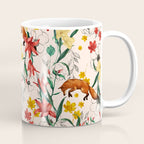 Floral Fox Coffee Mug Gallery Image 1