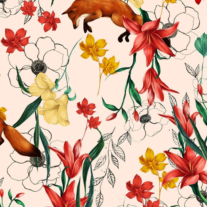 Floral Fox Coffee Mug Gallery Image 2