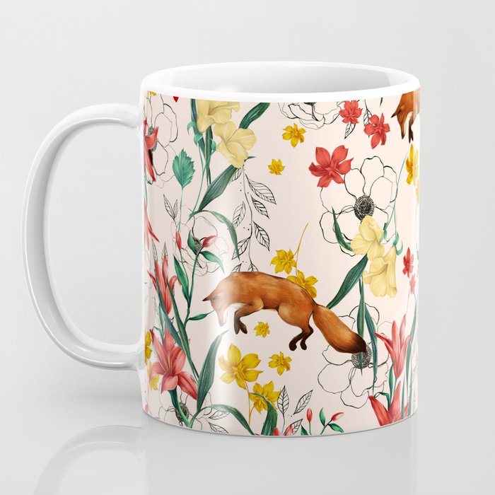Floral Fox Coffee Mug Gallery Image 3