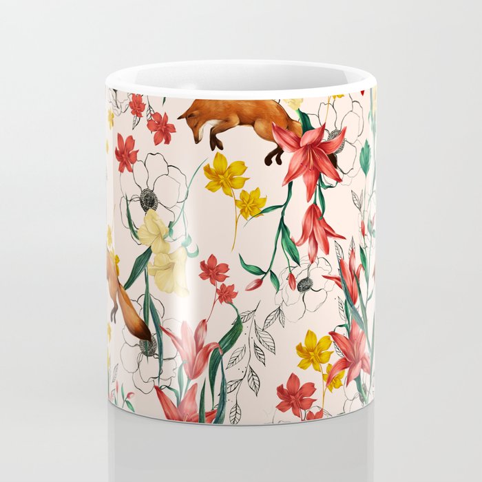 Floral Fox Coffee Mug Gallery Image 4
