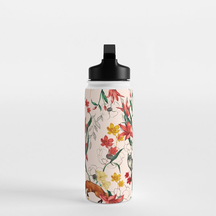 Floral Fox Water Bottle Gallery Image 3