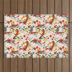 Floral Fox Outdoor Rug Gallery Image 1