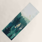 Blue Forest Mist Yoga Mat Gallery Image 1