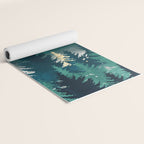 Blue Forest Mist Yoga Mat Gallery Image 2