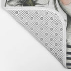 Girl and Bird Bath Mat Gallery Image 2