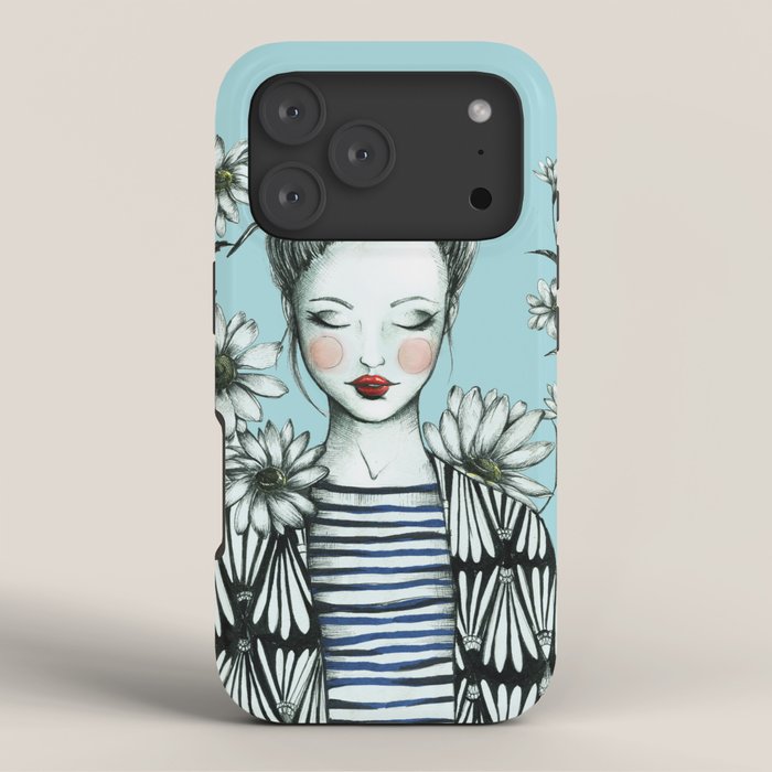 Girl and Bird iPhone Case Gallery Image 3