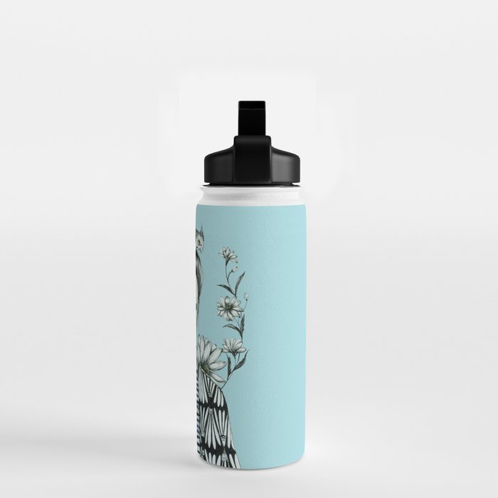 Girl and Bird Water Bottle Gallery Image 2
