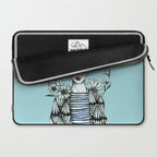 Girl and Bird Laptop Sleeve Gallery Image 2