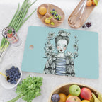 Girl and Bird Cutting Board Gallery Image 2