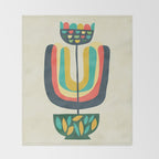 Potted Plant 3 Throw Blanket Gallery Image 2