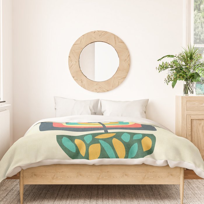 Potted Plant 3 Duvet Cover Gallery Image 3