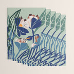 Beauty outside - mint floral Wrapping Paper Gallery Image 3