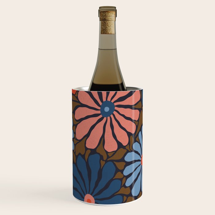 Lazy Florals #4 Wine Chiller Gallery Image 1