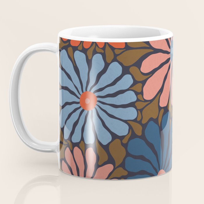 Lazy Florals #4 Coffee Mug Gallery Image 3