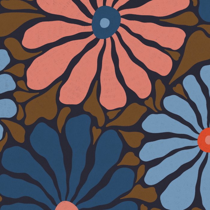 Lazy Florals #4 Coffee Mug Gallery Image 2