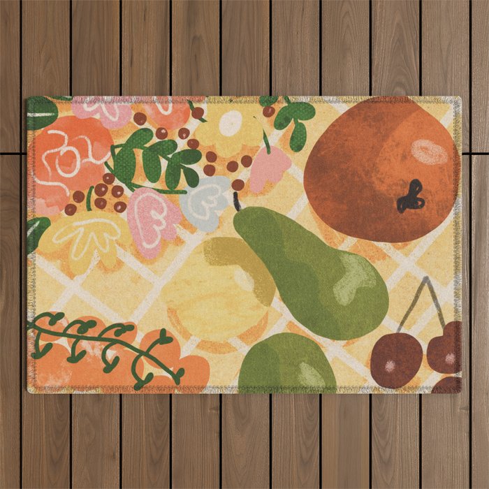 Colors of Summer Outdoor Rug Gallery Image 1