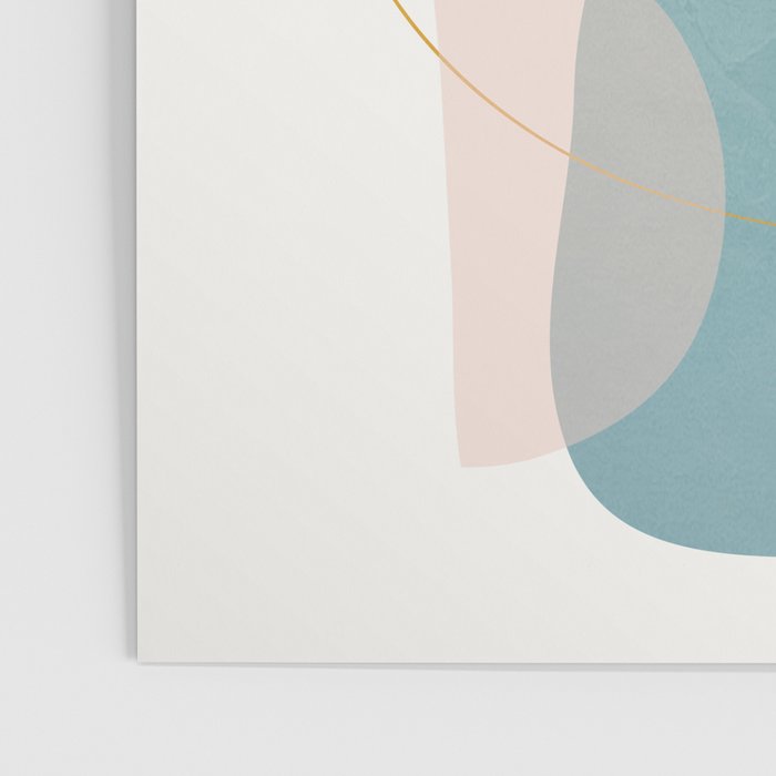 Soft Abstract Shapes 11 Poster Gallery Image 3