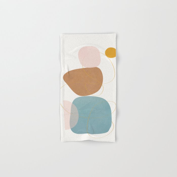 Soft Abstract Shapes 11 Bath Towel Gallery Image 1