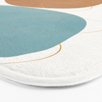 Soft Abstract Shapes 11 Bath Mat Gallery Image 3