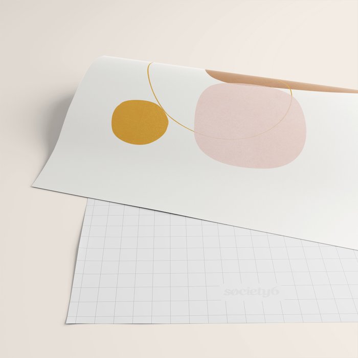 Soft Abstract Shapes 11 Wrapping Paper Gallery Image 2