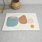 Soft Abstract Shapes 11 Rug Gallery Image 1