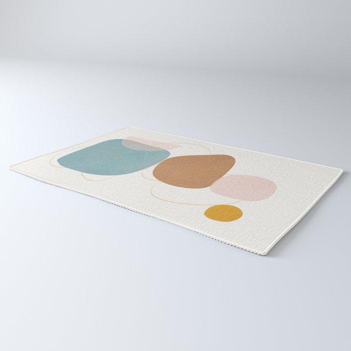 Soft Abstract Shapes 11 Rug Gallery Image 3