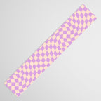 Check V - Lilac Twist â Checkerboard Print Table Runner Gallery Image 3