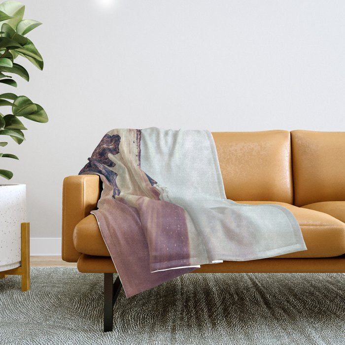 Ocean Driftwood Throw Blanket Gallery Image 1
