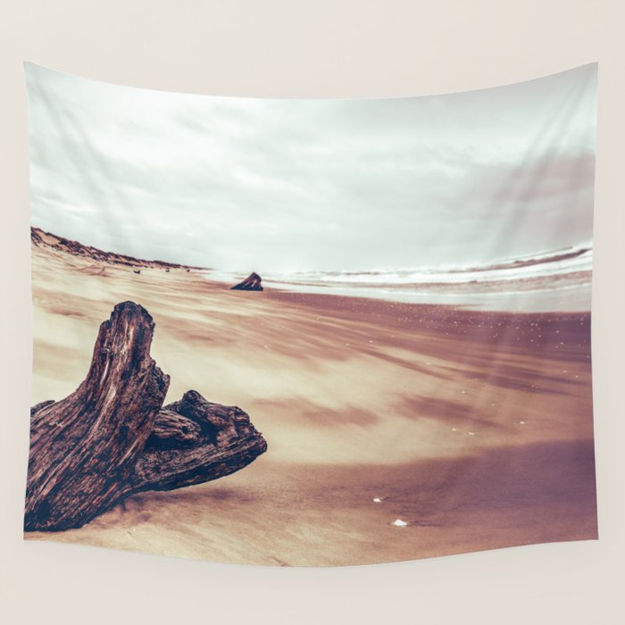 Ocean Driftwood Wall Tapestry Gallery Image 4