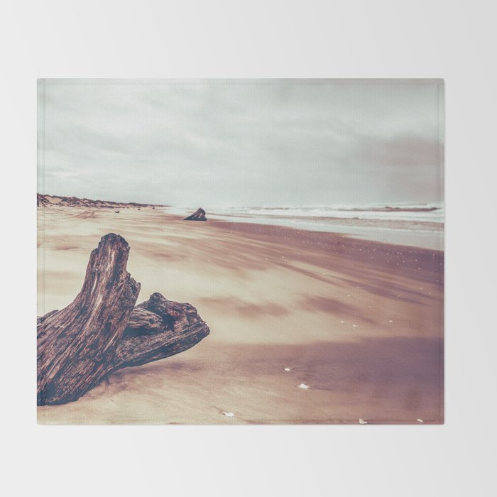 Ocean Driftwood Throw Blanket Gallery Image 2