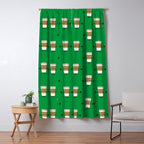 Strong Coffee Window Curtain Gallery Image 5