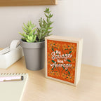 Be Savage Not Average Motivational Floral Design Mini Art Print Gallery Image 2
