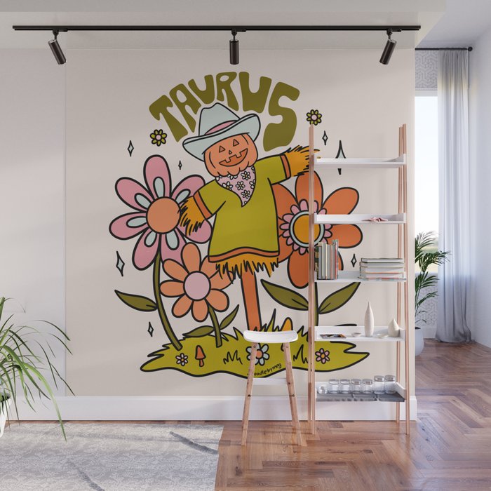 Taurus Scarecrow Wall Mural Gallery Image 1